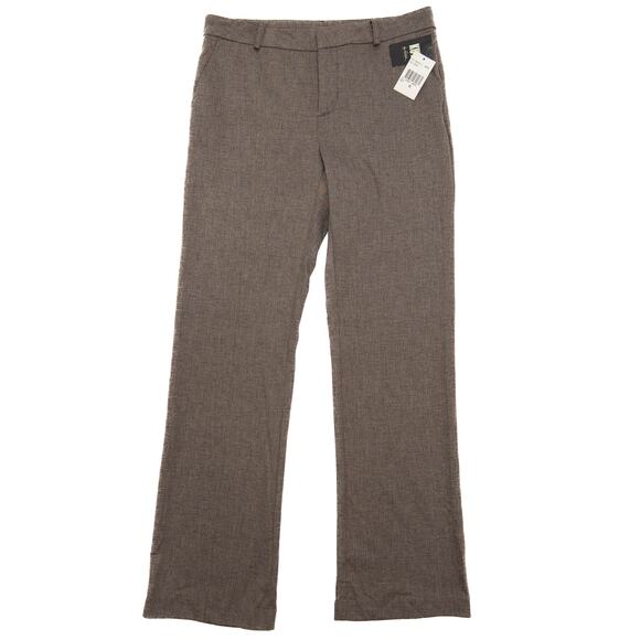 Kut From The Kloth Brown Straight Leg Trouser Pants Size  12 - Picture 1 of 14